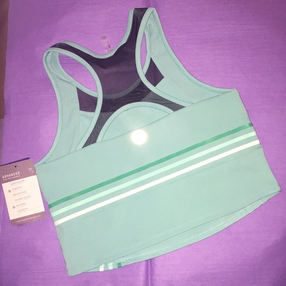 โก๏ธ๐Threads 4 Thought Electra Crop Top in Aqua Splash โก๏ธ - Picture 6 of 8